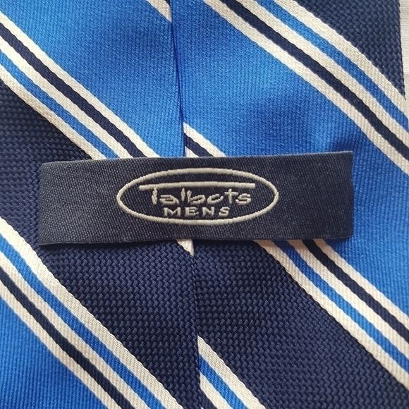 Talbots Men's Striped Silk Tie - Picture 3 of 7